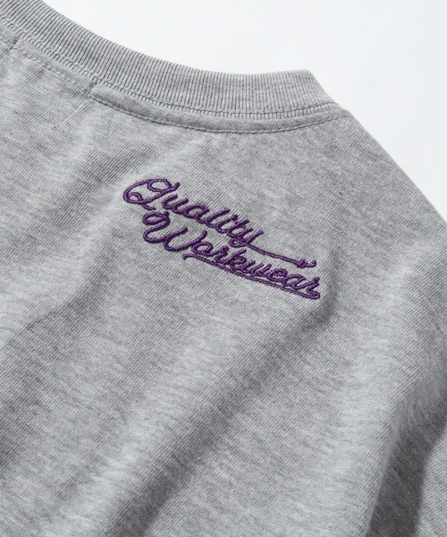 Dickies(ディッキーズ)の「【GENUINE DICKIES/ジェニュインディッキーズ】ランダムロゴ 半袖 デザインTシャツ(Tシャツ/カットソー・レディース・ブルーグレー/オフホワイト/杢グレー・M/L)」の17枚目の写真