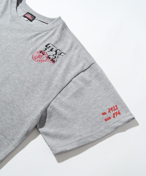 Dickies(ディッキーズ)の「【GENUINE DICKIES/ジェニュインディッキーズ】ランダムロゴ 半袖 デザインTシャツ(Tシャツ/カットソー・レディース・ブルーグレー/オフホワイト/杢グレー・M/L)」の18枚目の写真