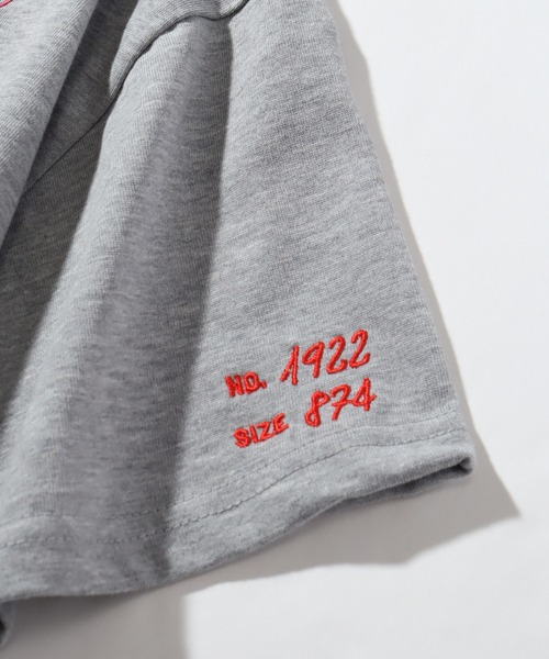 Dickies(ディッキーズ)の「【GENUINE DICKIES/ジェニュインディッキーズ】ランダムロゴ 半袖 デザインTシャツ(Tシャツ/カットソー・レディース・ブルーグレー/オフホワイト/杢グレー・M/L)」の22枚目の写真