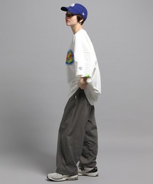 ワイドクロップドパンツ