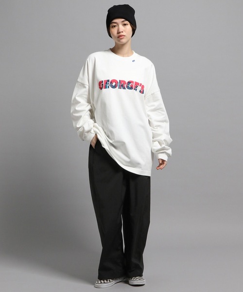 GEORGE'S(ジョージズ)の「ワイドクロップドパンツ(その他パンツ・メンズ・グレー/ブラック・LARGE/MEDIUM/SMALL)」の6枚目の写真