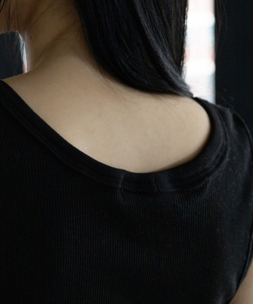 3.3 Field Trip (3.3フィールドトリップ)の「3.3 Field Trip/レーススリーブレス(Tシャツ/カットソー・レディース・ブラック/アイボリー・FREE)」の13枚目の写真