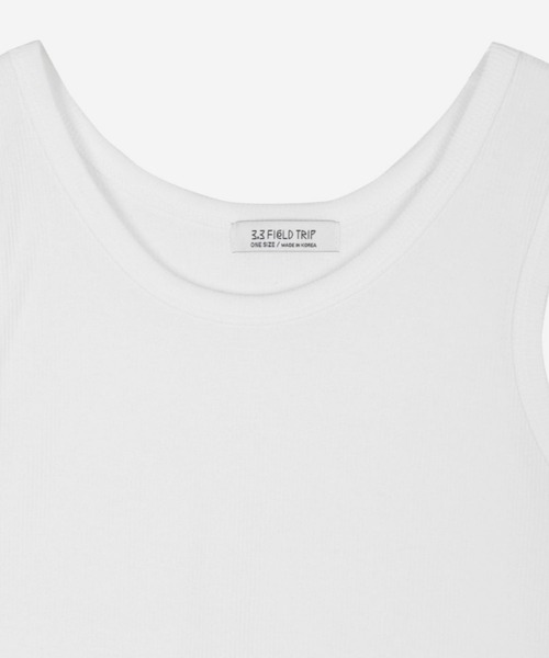 3.3 Field Trip (3.3フィールドトリップ)の「3.3 Field Trip/レーススリーブレス(Tシャツ/カットソー・レディース・ブラック/アイボリー・FREE)」の11枚目の写真