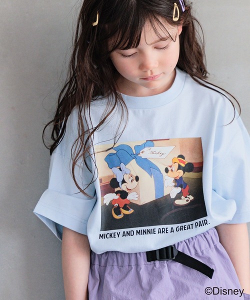 Disney - ディズニーランドinフロリダ フォトプリント レトロ6点セット セール】ミッキー／フォトプリントTシャツ(KIDS)（Tシャツ