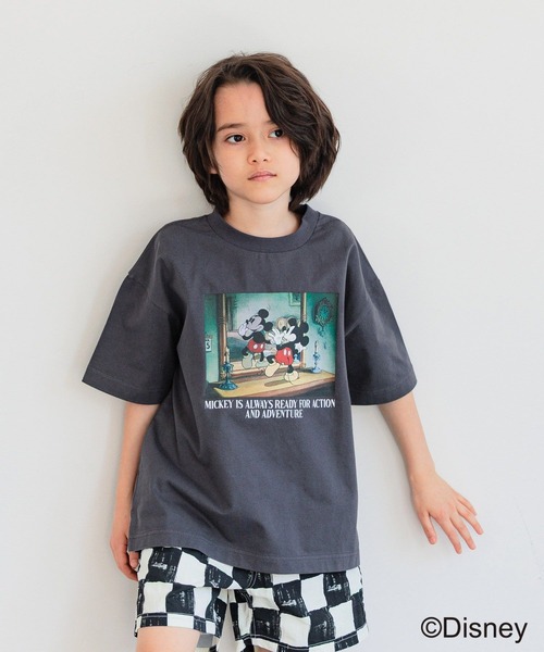 セール】ミッキー／フォトプリントTシャツ(KIDS)（Tシャツ