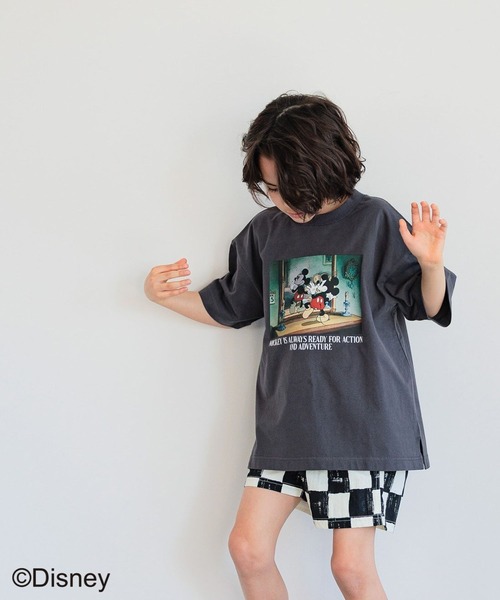 セール】ミッキー／フォトプリントTシャツ(KIDS)（Tシャツ