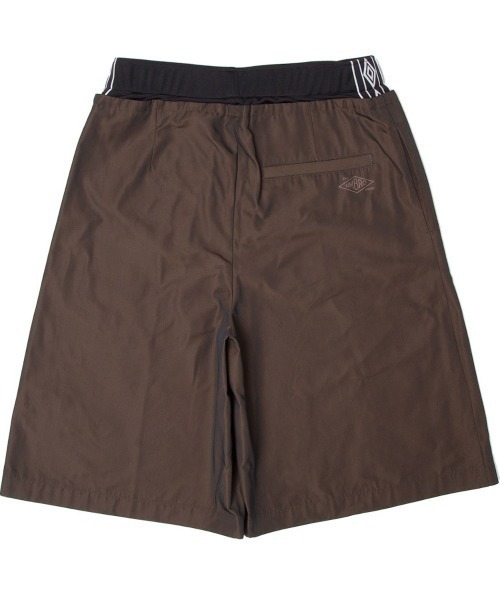 UMBRO（アンブロ）の「UMBRO HOUSE layered half pants（アンブロハウス レイヤードハーフパンツ）（その他パンツ・メンズ・ブラウン/ベージュ系/ブラック・SMALL）」の9枚目の写真