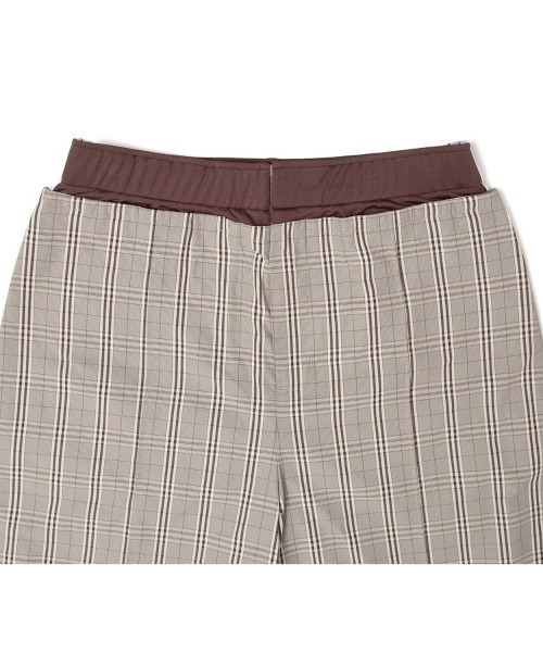 UMBRO（アンブロ）の「UMBRO HOUSE layered half pants（アンブロハウス レイヤードハーフパンツ）（その他パンツ・メンズ・ブラウン/ベージュ系/ブラック・SMALL）」の13枚目の写真