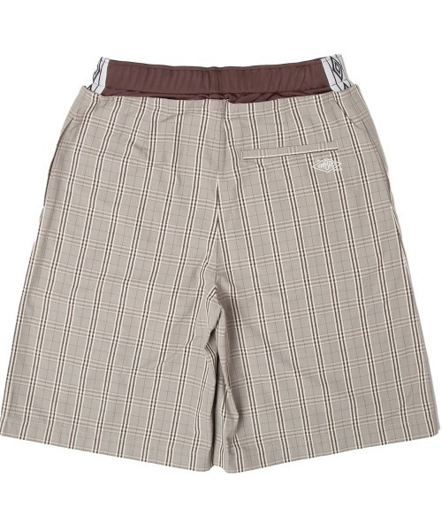 UMBRO（アンブロ）の「UMBRO HOUSE layered half pants（アンブロハウス レイヤードハーフパンツ）（その他パンツ・メンズ・ブラウン/ベージュ系/ブラック・SMALL）」の12枚目の写真