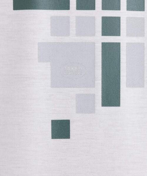 TAKEO KIKUCHI（タケオキクチ）の「モザイクロゴ ポンチTシャツ（Tシャツ/カットソー・メンズ・ライトベージュ/ホワイト/ライトグレー系9・01/02/03/04）」の14枚目の写真