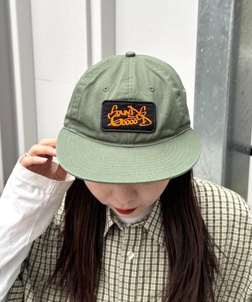 SOUNDSGOOOOD(サウンズグッド)の「【SOUNDS GOOOOD / サウンズグッド】ワッペンジェットキャップ(キャップ・メンズ・グリーン/ピンク/オフホワイト/ブルー・FREE)」の2枚目の写真