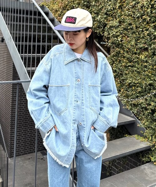 SOUNDSGOOOOD(サウンズグッド)の「【SOUNDS GOOOOD / サウンズグッド】ワッペンジェットキャップ(キャップ・メンズ・グリーン/ピンク/オフホワイト/ブルー・FREE)」の11枚目の写真