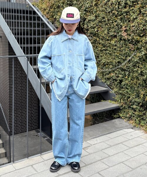 SOUNDSGOOOOD(サウンズグッド)の「【SOUNDS GOOOOD / サウンズグッド】ワッペンジェットキャップ(キャップ・メンズ・グリーン/ピンク/オフホワイト/ブルー・FREE)」の12枚目の写真