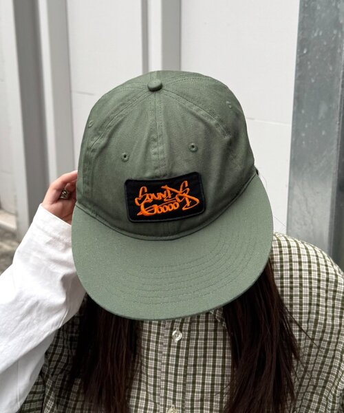 SOUNDSGOOOOD(サウンズグッド)の「【SOUNDS GOOOOD / サウンズグッド】ワッペンジェットキャップ(キャップ・メンズ・グリーン/ピンク/オフホワイト/ブルー・FREE)」の15枚目の写真