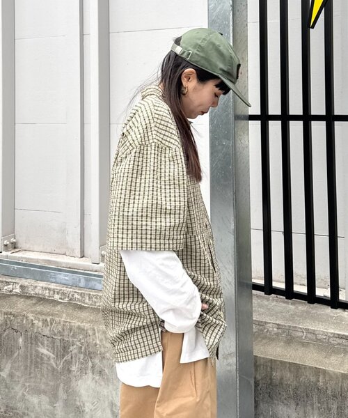 SOUNDSGOOOOD(サウンズグッド)の「【SOUNDS GOOOOD / サウンズグッド】ワッペンジェットキャップ(キャップ・メンズ・グリーン/ピンク/オフホワイト/ブルー・FREE)」の18枚目の写真