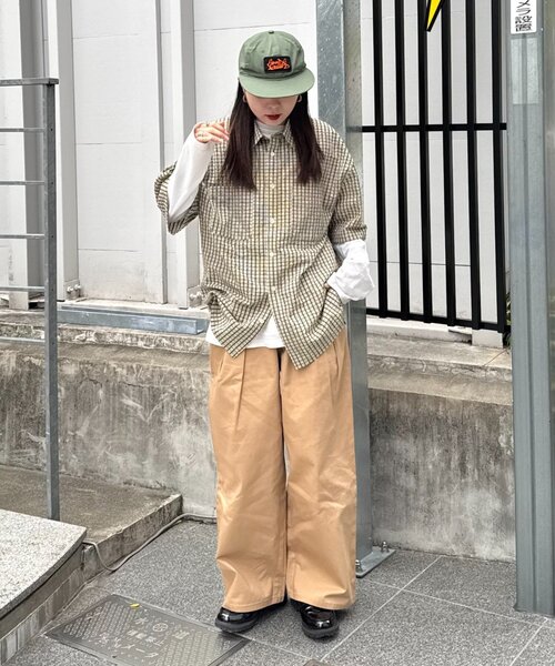 SOUNDSGOOOOD(サウンズグッド)の「【SOUNDS GOOOOD / サウンズグッド】ワッペンジェットキャップ(キャップ・メンズ・グリーン/ピンク/オフホワイト/ブルー・FREE)」の20枚目の写真