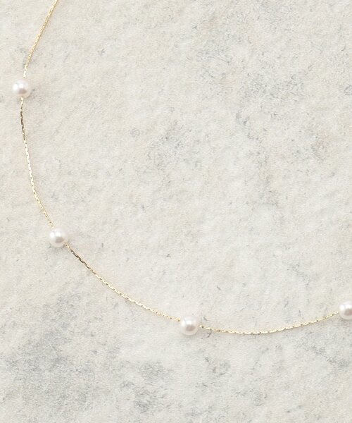 OPAQUE.CLIP（オペークドットクリップ）の「チェーン×フェイクパールネックレス（ネックレス・レディース・ゴールド/シルバー・00）」の5枚目の写真
