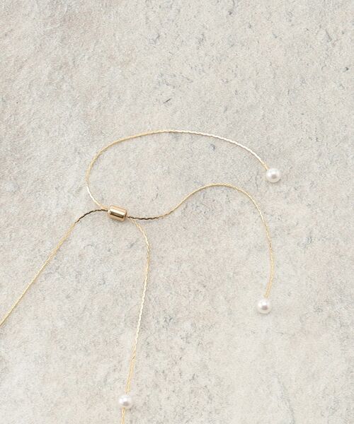 OPAQUE.CLIP（オペークドットクリップ）の「チェーン×フェイクパールネックレス（ネックレス・レディース・ゴールド/シルバー・00）」の6枚目の写真