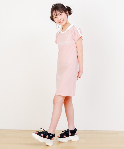 PINKHUNT（ピンクハント）の「PINKHUNT ピンクハント 2ラインスポーティ ワンピース 0596K（ワンピース・キッズ・ブラック/ベビーピンク・150cm/160cm/120cm/130cm/140cm）」の20枚目の写真