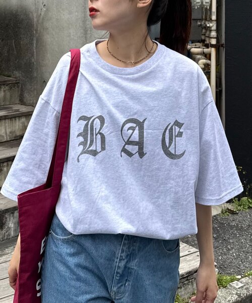 Franklin Climbing(フランクリンクライミング)の「【LEGACY】「BAE」 VINTAGEGRAPHIC/TEE(Tシャツ/カットソー・レディース・ブラック/ライトグレー/グリーン・MEDIUM/LARGE)」の1枚目の写真