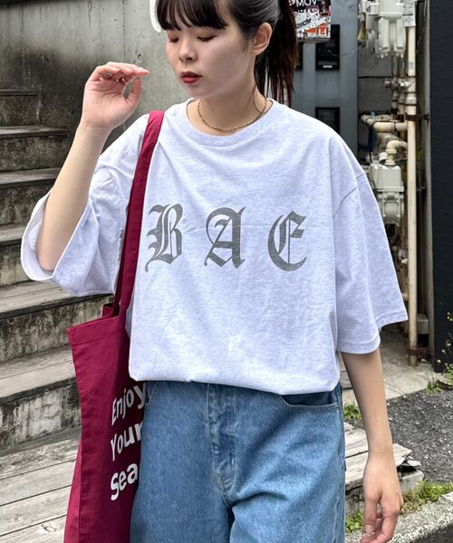 Franklin Climbing(フランクリンクライミング)の「【LEGACY】「BAE」 VINTAGEGRAPHIC/TEE(Tシャツ/カットソー・レディース・ブラック/ライトグレー/グリーン・MEDIUM/LARGE)」の8枚目の写真