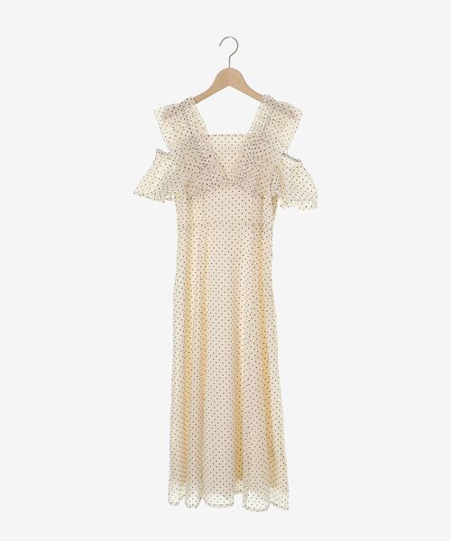 MAJESTIC LEGON（マジェスティックレゴン）の「バックレースアップフリルワンピース（ワンピース・レディース・ブラウン系その他2/ブラック系その他/ホワイト系その他2/ブラック系その他2・SMALL/MEDIUM/LARGE/X-SMALL）」の15枚目の写真