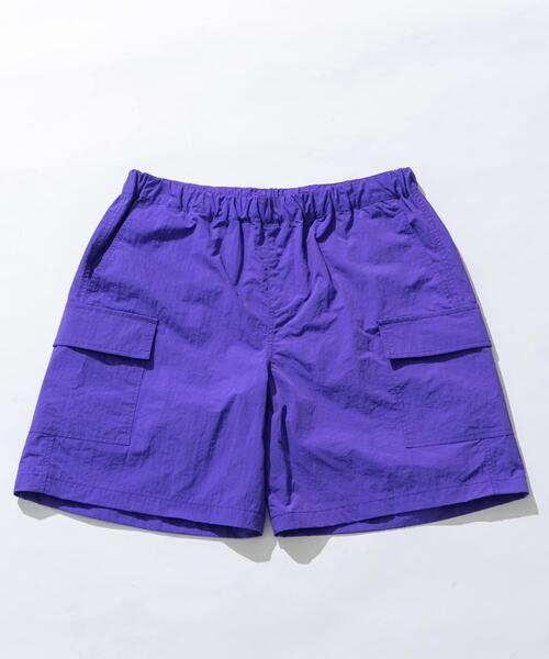 URBAN RESEARCH Sonny Label（アーバンリサーチサニーレーベル）の「ナイロンカーゴショートパンツ（その他パンツ・メンズ・パープル/イエロー/ブラック/カーキ/ブルー・MEDIUM/LARGE）」の4枚目の写真