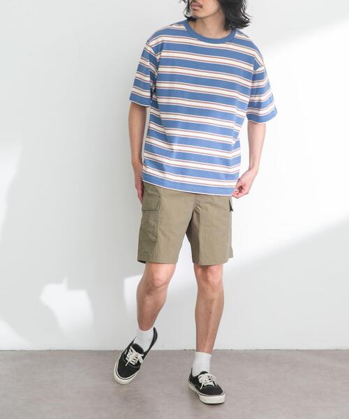 URBAN RESEARCH Sonny Label（アーバンリサーチサニーレーベル）の「ナイロンカーゴショートパンツ（その他パンツ・メンズ・パープル/イエロー/ブラック/カーキ/ブルー・MEDIUM/LARGE）」の21枚目の写真