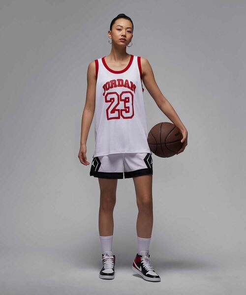 JORDAN BRAND（ジョーダンブランド）の「ジョーダン ウィメンズユニフォーム / Jordan Women's Jersey HJ0045-100 White（タンクトップ・レディース・ホワイト・XS/S/M/L/XL）」の11枚目の写真
