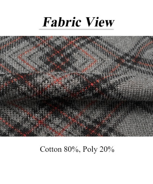 anyonemore（エニワンモア）の「チェック柄スリムフィット半袖カーディガン（Tシャツ/カットソー・レディース・アイボリー/チャコール・FREE）」の6枚目の写真