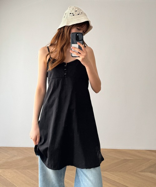 CANAL JEAN(キャナルジーン)の「Lakey Park クロシェ編みHAT(ハット・レディース・アイボリー・ONE SIZE)」の3枚目の写真