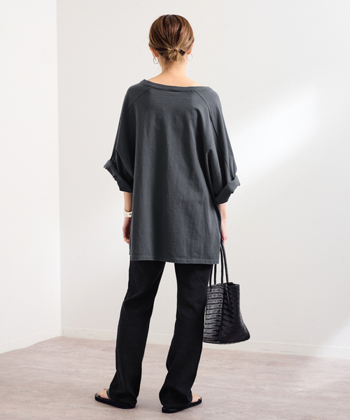 FRAMeWORK(フレームワーク)の「ブークレラッセルパンツ(その他パンツ・レディース・ブラック/ブラウン・36/38)」の5枚目の写真