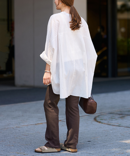 FRAMeWORK(フレームワーク)の「ブークレラッセルパンツ(その他パンツ・レディース・ブラック/ブラウン・36/38)」の13枚目の写真