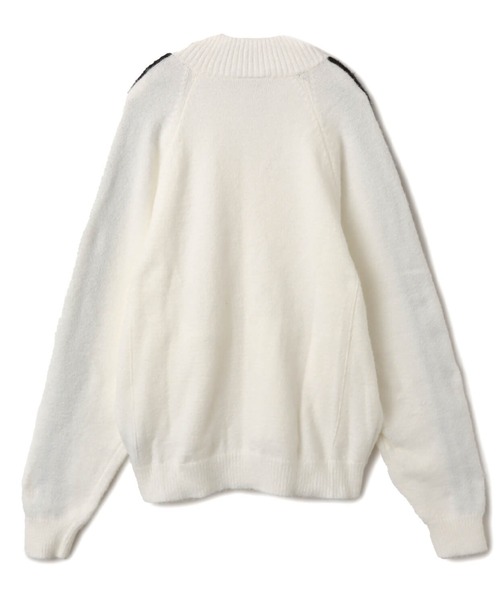 adidas(アディダス)の「adidas KNIT TRACK TOP A15 / アディダス ニット トラック トップ A15(ニット/セーター・メンズ・ホワイト・M/S/XXL/XL/L)」の9枚目の写真