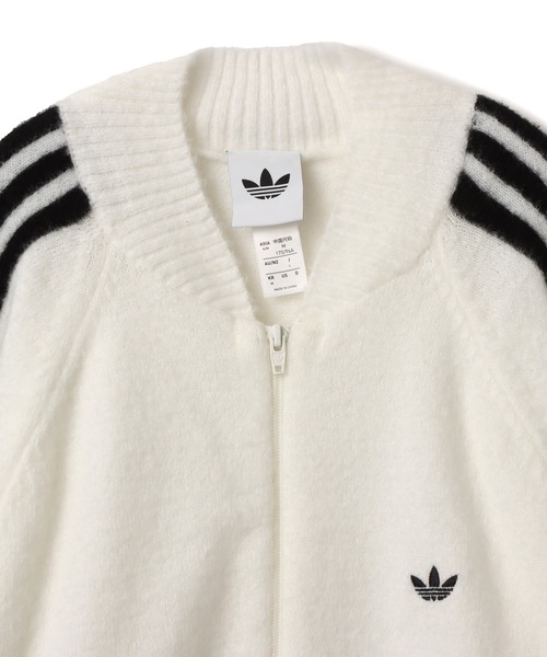 adidas(アディダス)の「adidas KNIT TRACK TOP A15 / アディダス ニット トラック トップ A15(ニット/セーター・メンズ・ホワイト・M/S/XXL/XL/L)」の3枚目の写真