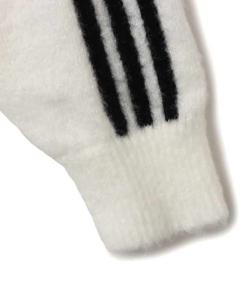 adidas(アディダス)の「adidas KNIT TRACK TOP A15 / アディダス ニット トラック トップ A15(ニット/セーター・メンズ・ホワイト・M/S/XXL/XL/L)」の7枚目の写真