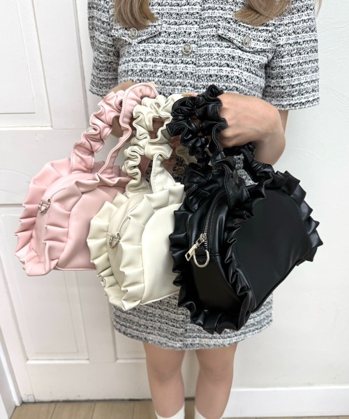 ららちゃんピンクデニムリメイクバッグ（L）No.692☆ハンドバッグ 楽天市場】ショルダーバッグ レディース 2way トートバッグ