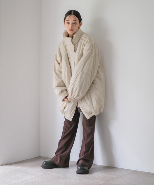 LOWRYS FARM(ローリーズファーム)の「モンスターコート 116447(ブルゾン・レディース・ブラック/ブラウン/アイボリー・FREE)」の8枚目の写真