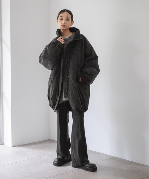 LOWRYS FARM(ローリーズファーム)の「モンスターコート 116447(ブルゾン・レディース・ブラック/ブラウン/アイボリー・FREE)」の13枚目の写真