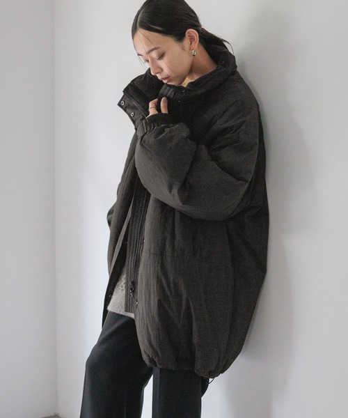 LOWRYS FARM(ローリーズファーム)の「モンスターコート 116447(ブルゾン・レディース・ブラック/ブラウン/アイボリー・FREE)」の14枚目の写真