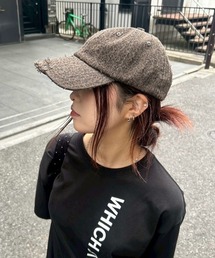 Chikashitsu + | 【Chikashitsu+】leopard damage cap(キャップ)