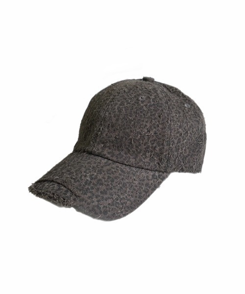 Chikashitsu +（チカシツプラス）の「【Chikashitsu +】leopard damage cap / 【チカシツプラス】レオパードダメージキャップ（キャップ・メンズ・ベージュ/チャコール・ONE SIZE）」の10枚目の写真