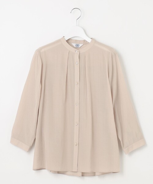 J.PRESS Ladies(J.プレス レディス)の「【洗える・速乾・接触冷感】リライムライトローン バックフレア ブラウス(シャツ/ブラウス・レディース・ふじ色系/ベージュ系/ブラウン系/グレー系・S/XS)」の18枚目の写真