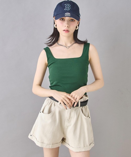 【期間限定】 クロップド タンクトップ（タンクトップ）｜ANAP（アナップ）の トップス