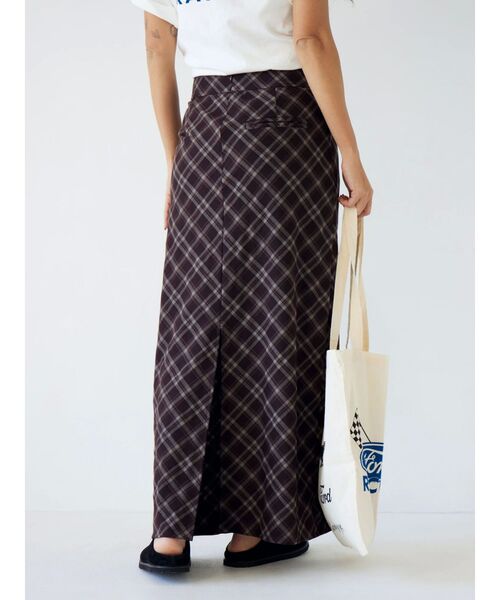 チェックアイラインスカート（スカート）｜Ungrid（アングリッド