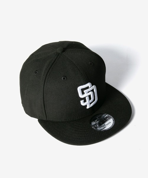 ニューエラ　パドレスキャップ　９FIFTY 9FORTY ストレッチスナップ サンディエゴ・パドレス ブラック