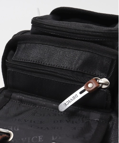 DEVICE（デバイス）の「DEVICE Work レッグポーチ（ボディバッグ/ウエストポーチ・メンズ・ブラック×ブラック/ブラック/カーキ・FREE）」の7枚目の写真