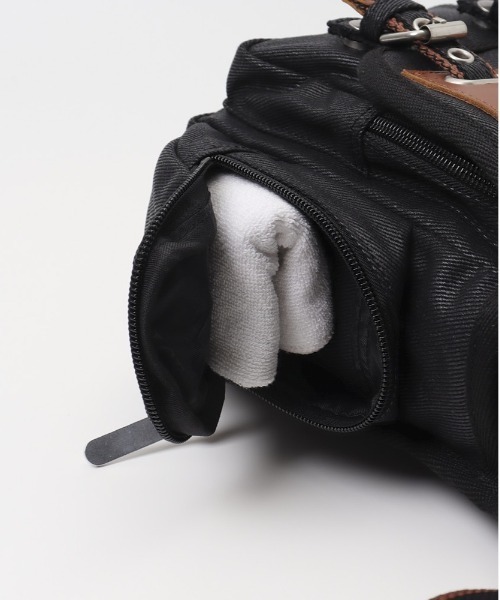 DEVICE（デバイス）の「DEVICE Work レッグポーチ（ボディバッグ/ウエストポーチ・メンズ・ブラック×ブラック/ブラック/カーキ・FREE）」の20枚目の写真