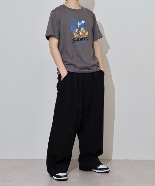ソニック天竺半袖Tシャツ（Tシャツ/カットソー）｜SEGA（セガ