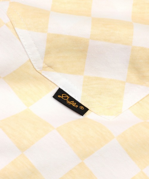 The DUFFER of ST.GEORGE(ザダファーオブセントジョージ)の「CHECKER FLAG S/S SHIRT:チェッカーフラッグ 半袖シャツ(シャツ/ブラウス・メンズ・ベージュ/グレー・MEDIUM/LARGE)」の8枚目の写真